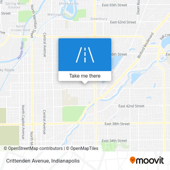 Crittenden Avenue map