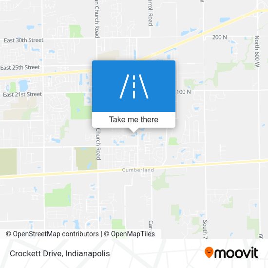Mapa de Crockett Drive