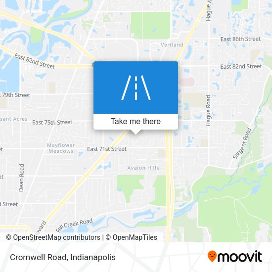 Cromwell Road map