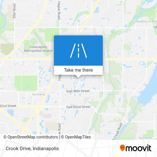 Mapa de Crook Drive