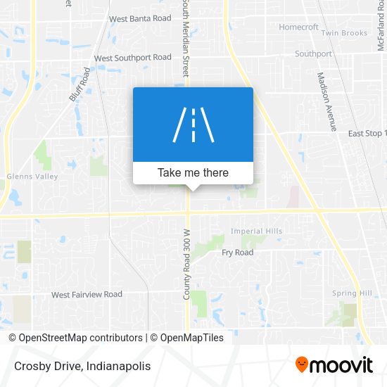 Mapa de Crosby Drive