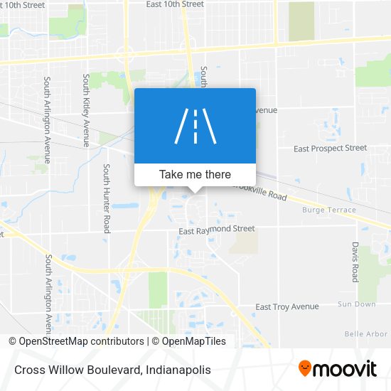 Mapa de Cross Willow Boulevard