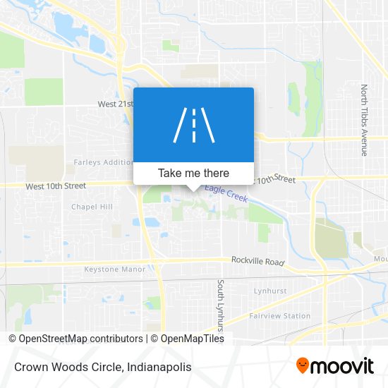 Crown Woods Circle map