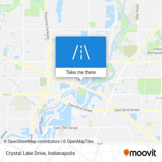 Crystal Lake Drive map