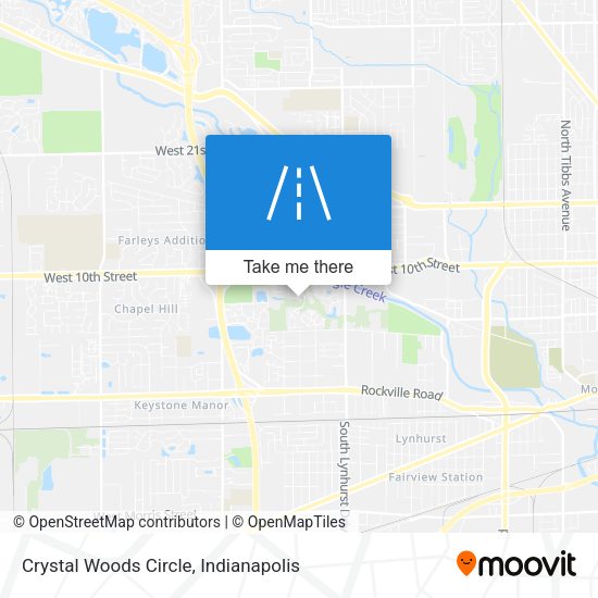 Crystal Woods Circle map