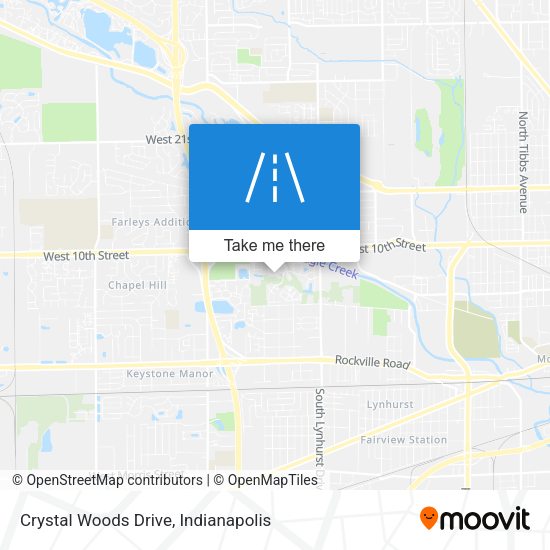 Crystal Woods Drive map