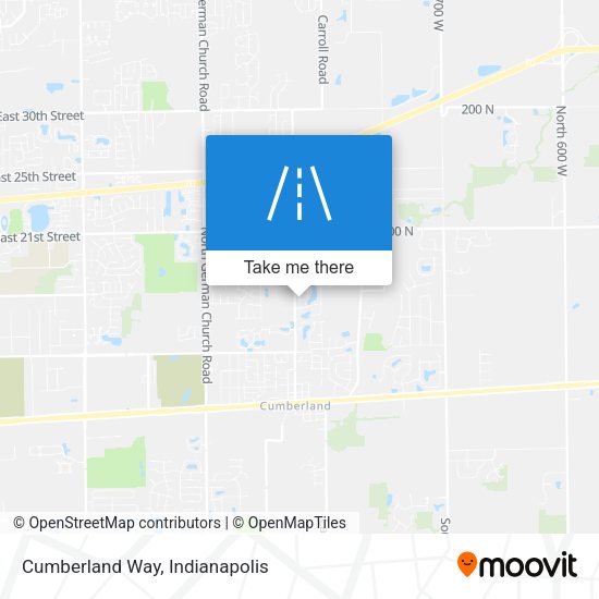 Mapa de Cumberland Way