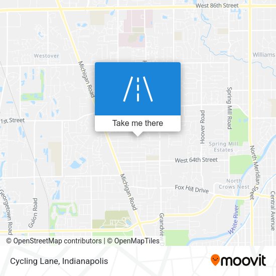 Mapa de Cycling Lane