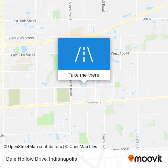 Dale Hollow Drive map