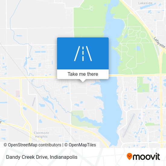 Dandy Creek Drive map