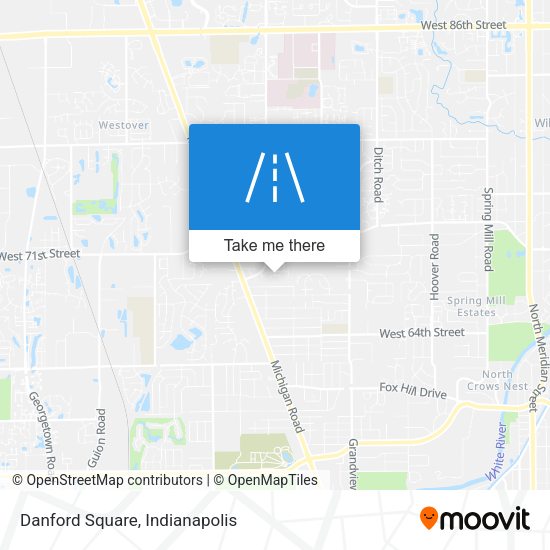 Danford Square map