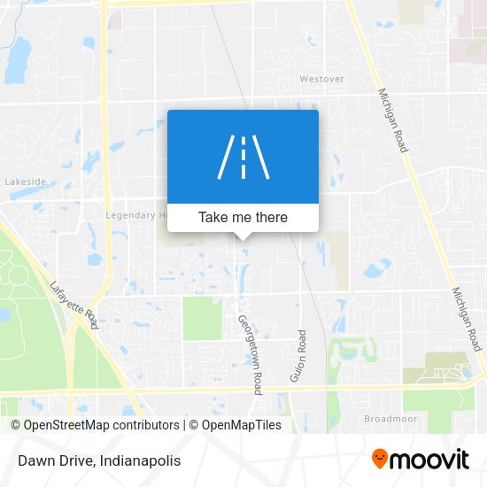 Dawn Drive map