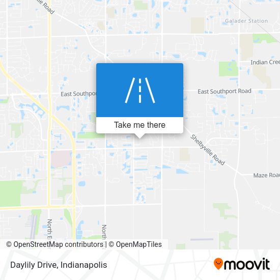 Daylily Drive map