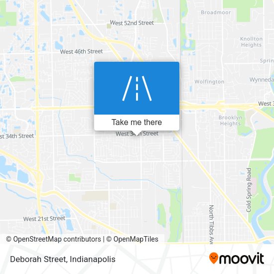 Deborah Street map
