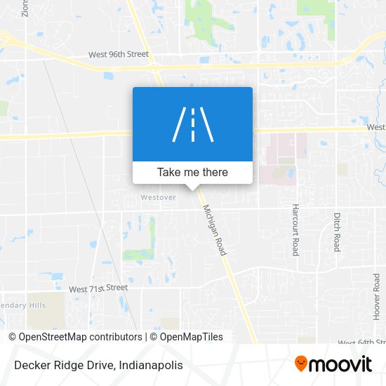 Mapa de Decker Ridge Drive