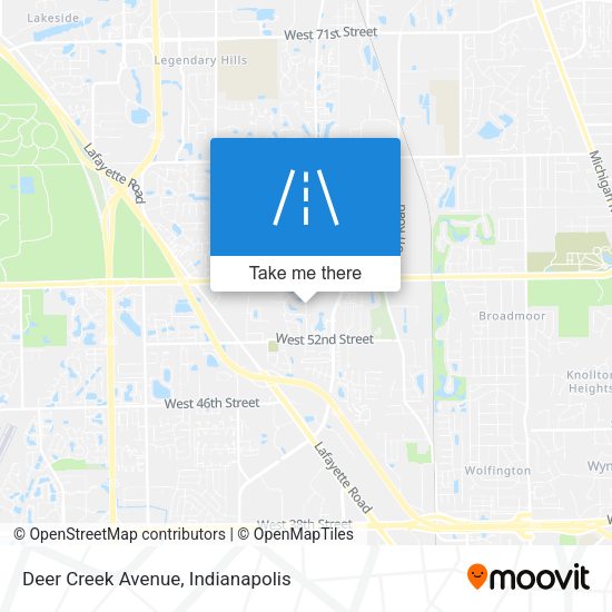 Mapa de Deer Creek Avenue