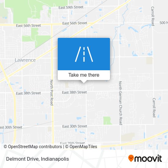 Mapa de Delmont Drive