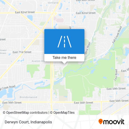 Mapa de Derwyn Court