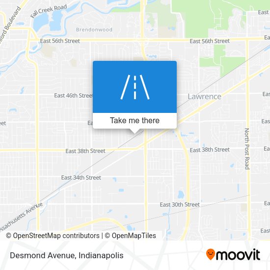 Desmond Avenue map