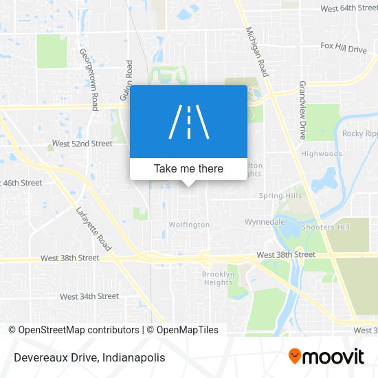 Mapa de Devereaux Drive