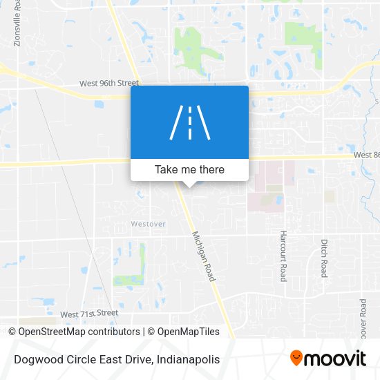 Dogwood Circle East Drive map