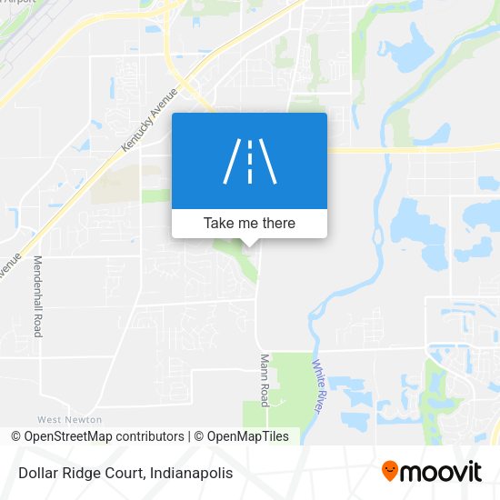 Mapa de Dollar Ridge Court