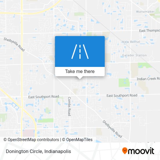 Donington Circle map