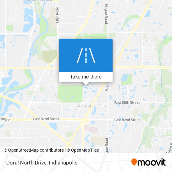 Doral North Drive map