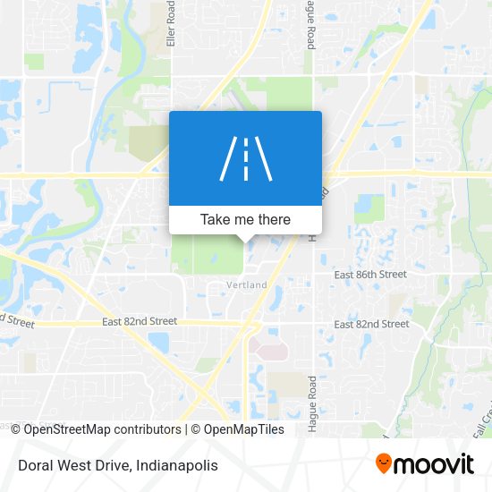 Doral West Drive map