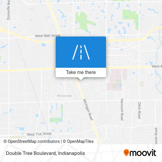 Mapa de Double Tree Boulevard