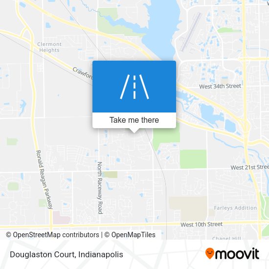 Douglaston Court map