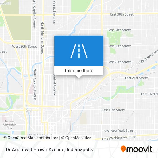 Dr Andrew J Brown Avenue map