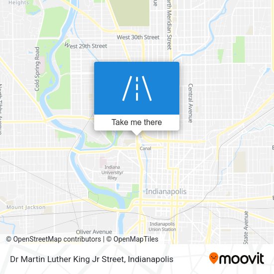Dr Martin Luther King Jr Street map
