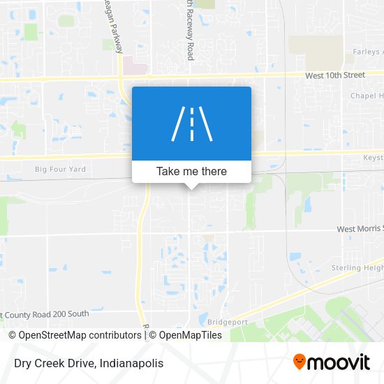 Dry Creek Drive map