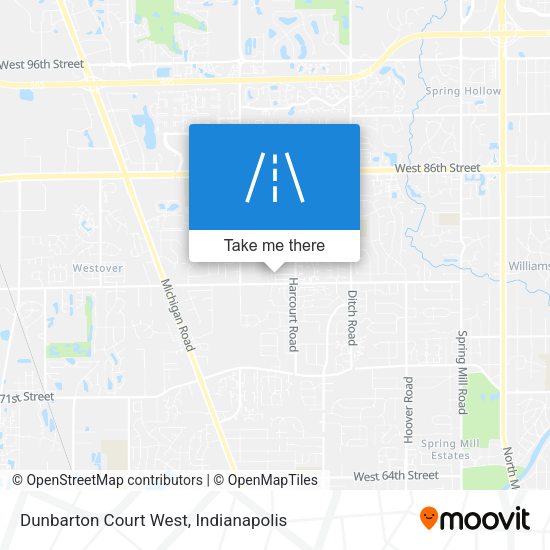Mapa de Dunbarton Court West