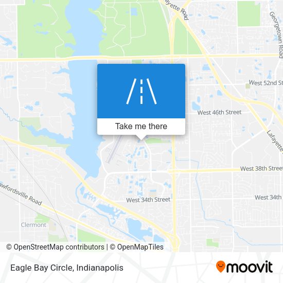 Eagle Bay Circle map