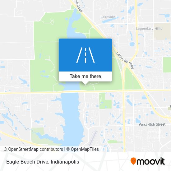 Eagle Beach Drive map