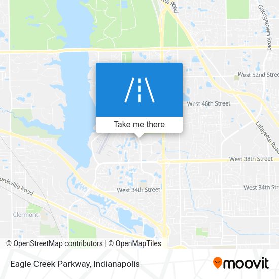 Eagle Creek Parkway map