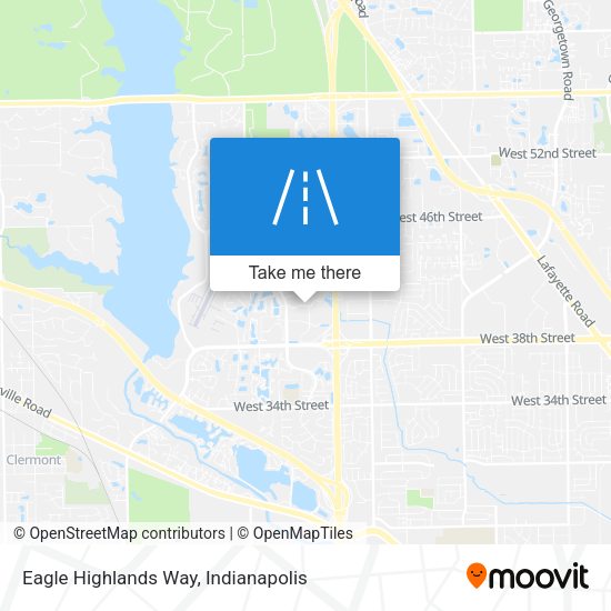 Eagle Highlands Way map