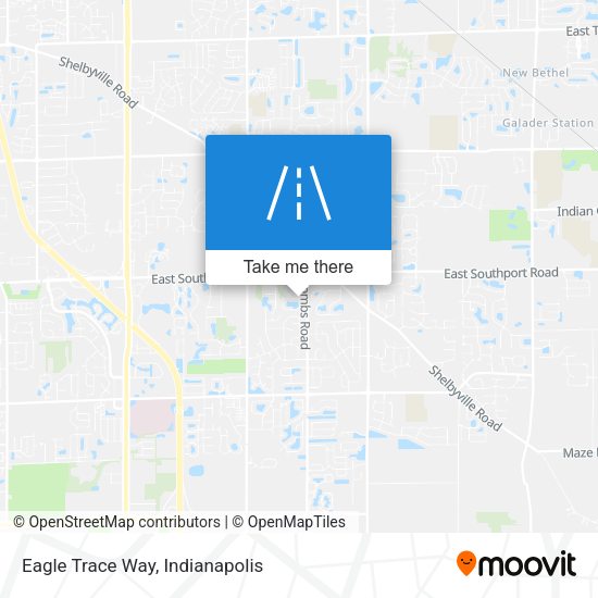 Eagle Trace Way map
