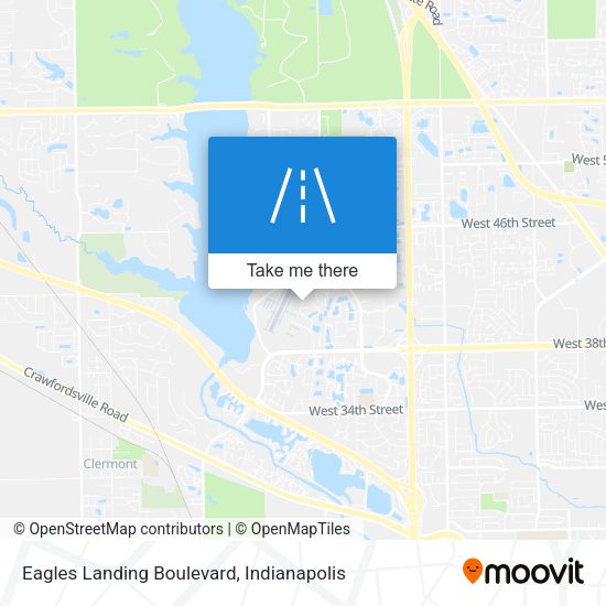 Mapa de Eagles Landing Boulevard