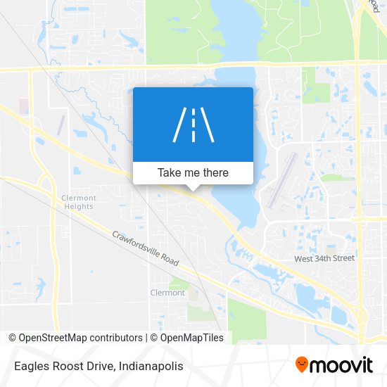 Eagles Roost Drive map