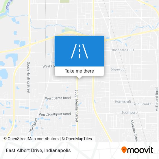 Mapa de East Albert Drive