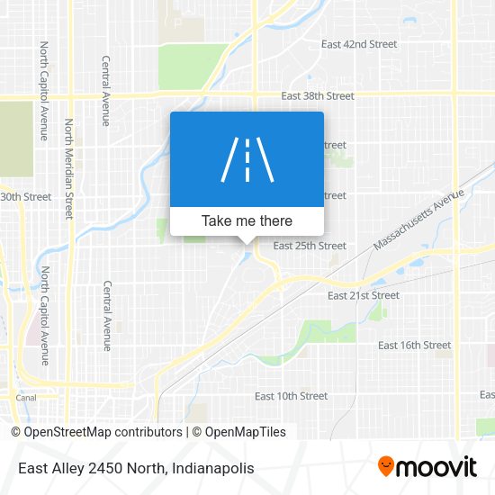 Mapa de East Alley 2450 North