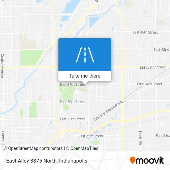 Mapa de East Alley 3375 North