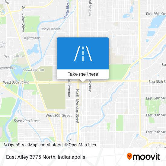 Mapa de East Alley 3775 North