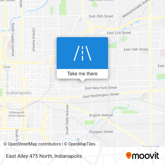 Mapa de East Alley 475 North