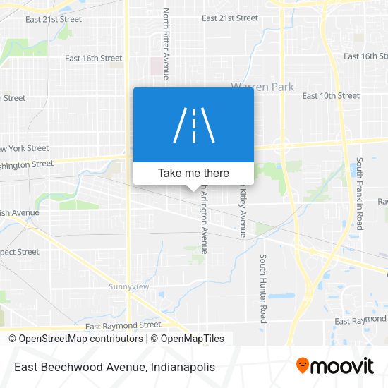 Mapa de East Beechwood Avenue