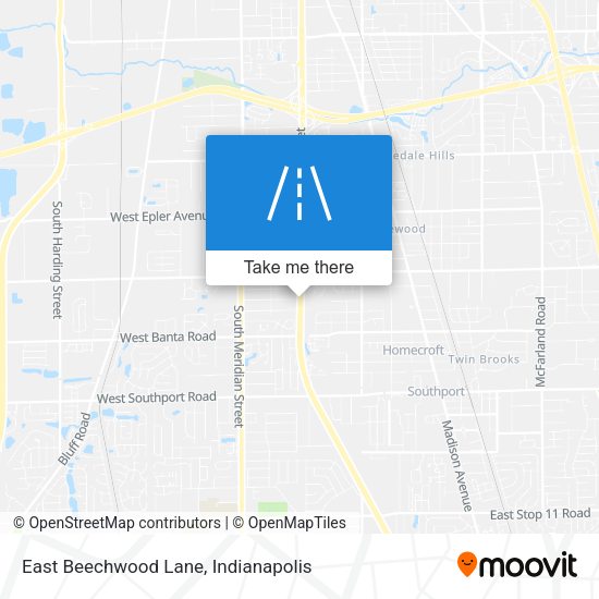 Mapa de East Beechwood Lane