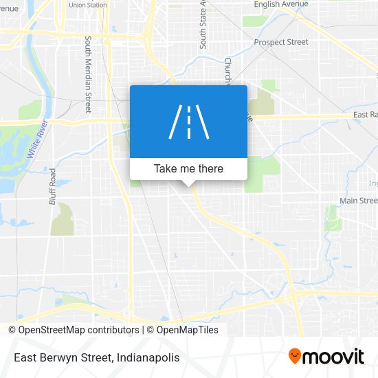 East Berwyn Street map